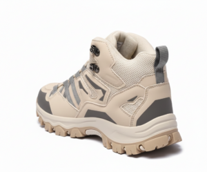 chaussure de randonnee femme beige derriere