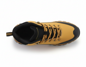 chaussure randonnee homme jaune haut
